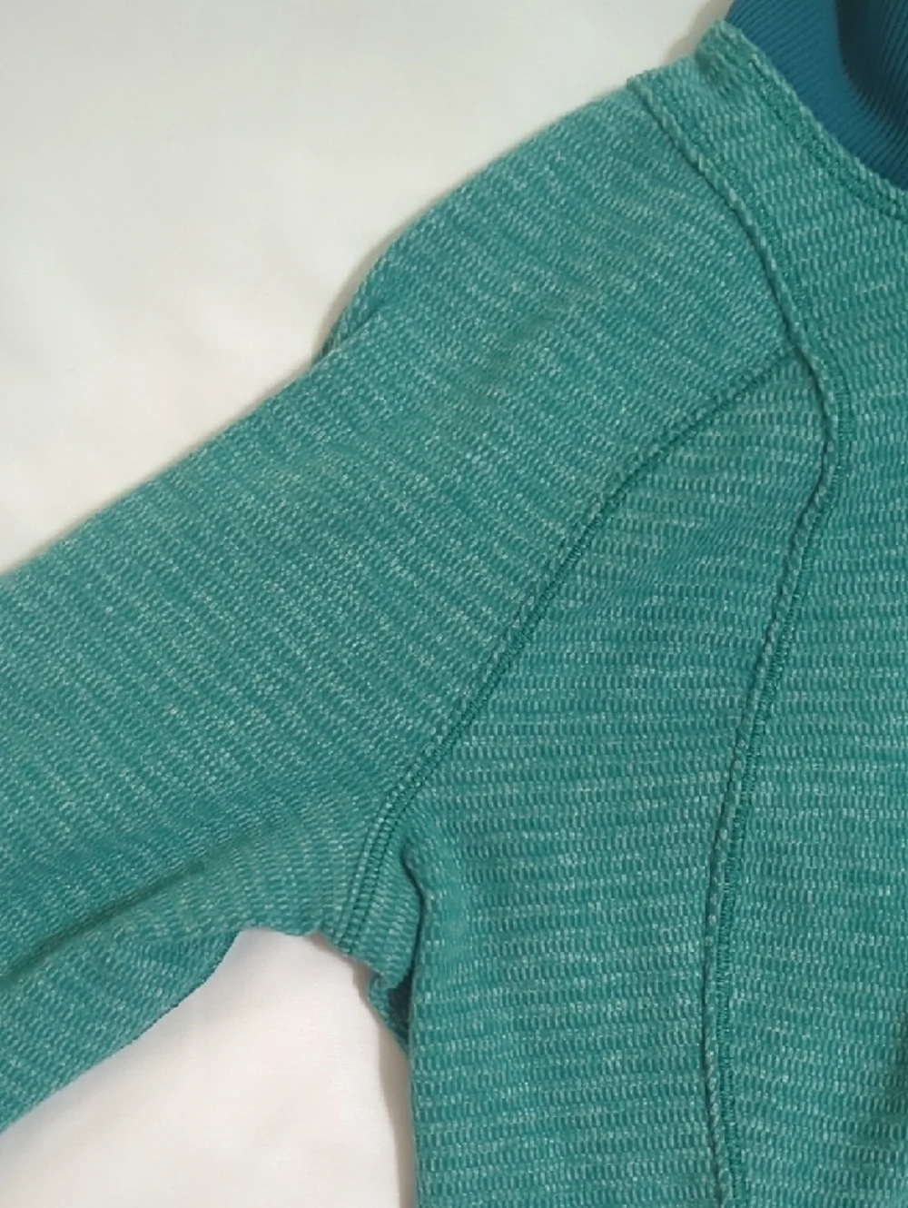 Lululemon Runderful 1/2 Zip, Color Mini Check Pique Hunter Green Size 4